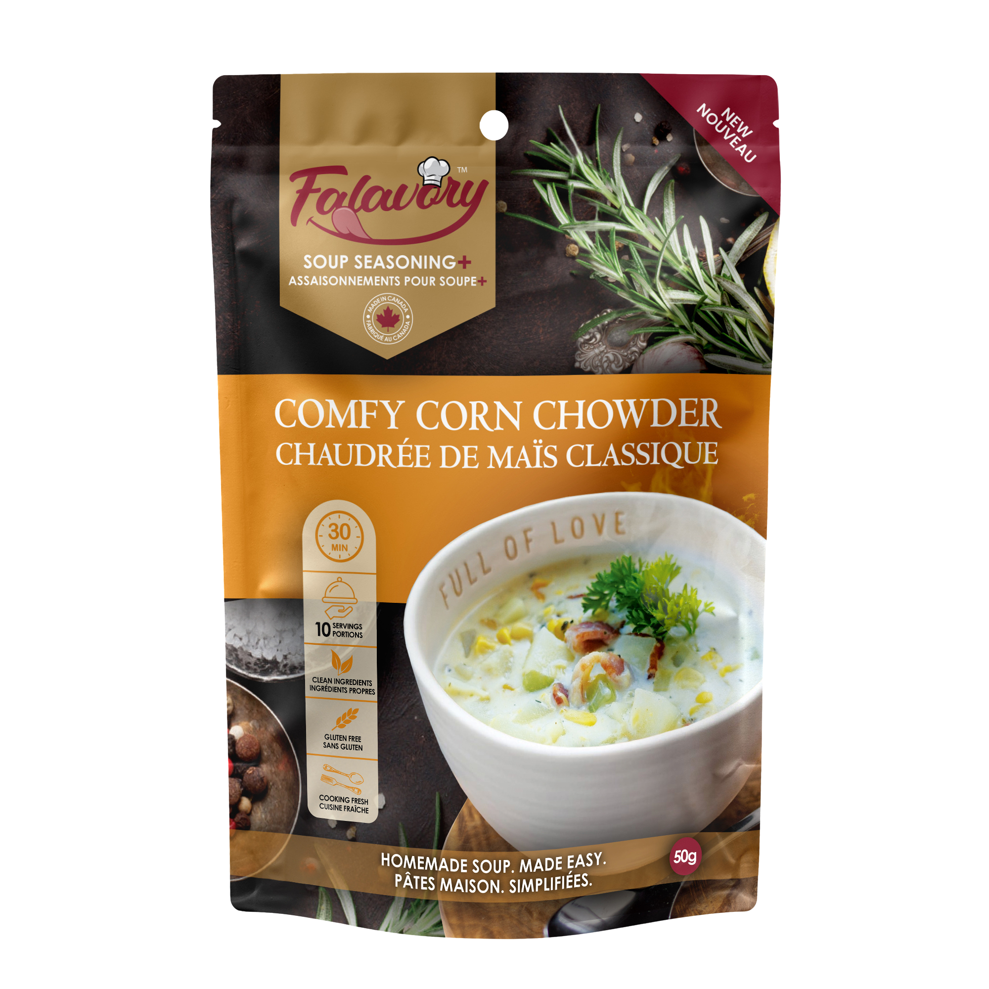 Chowder Seasoning Powder Comfy Corn Chowder – Creamy, Cozy, and Comforting – Falavory Soup ...